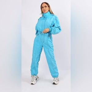Vintage ski suit - Peter Steinebronn - turquoise
